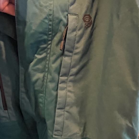 Mountain Hardwear Men's Firefall  Recco Deep Teal Jacket NWOT Medium - Picture 5 of 8